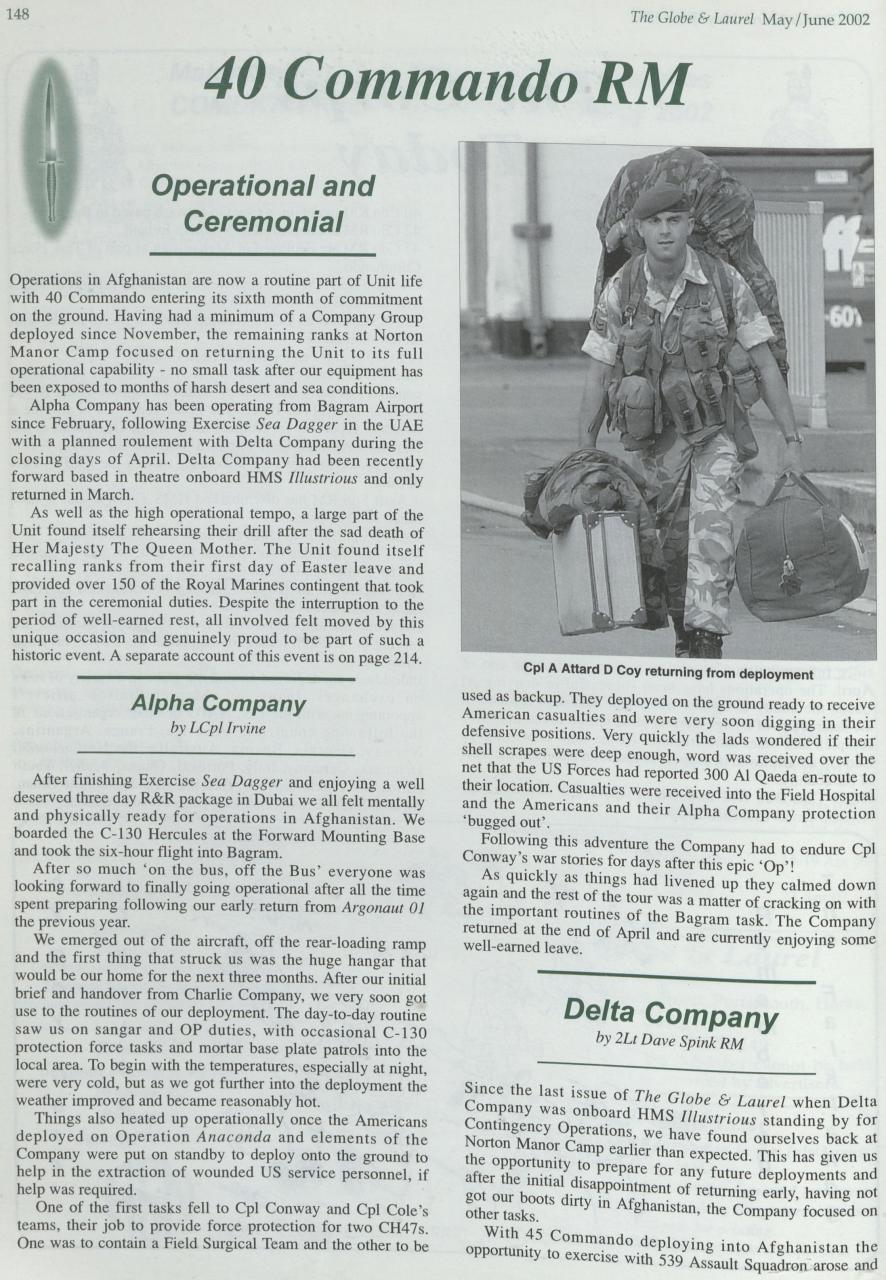 Globe & Laurel Preview Pages