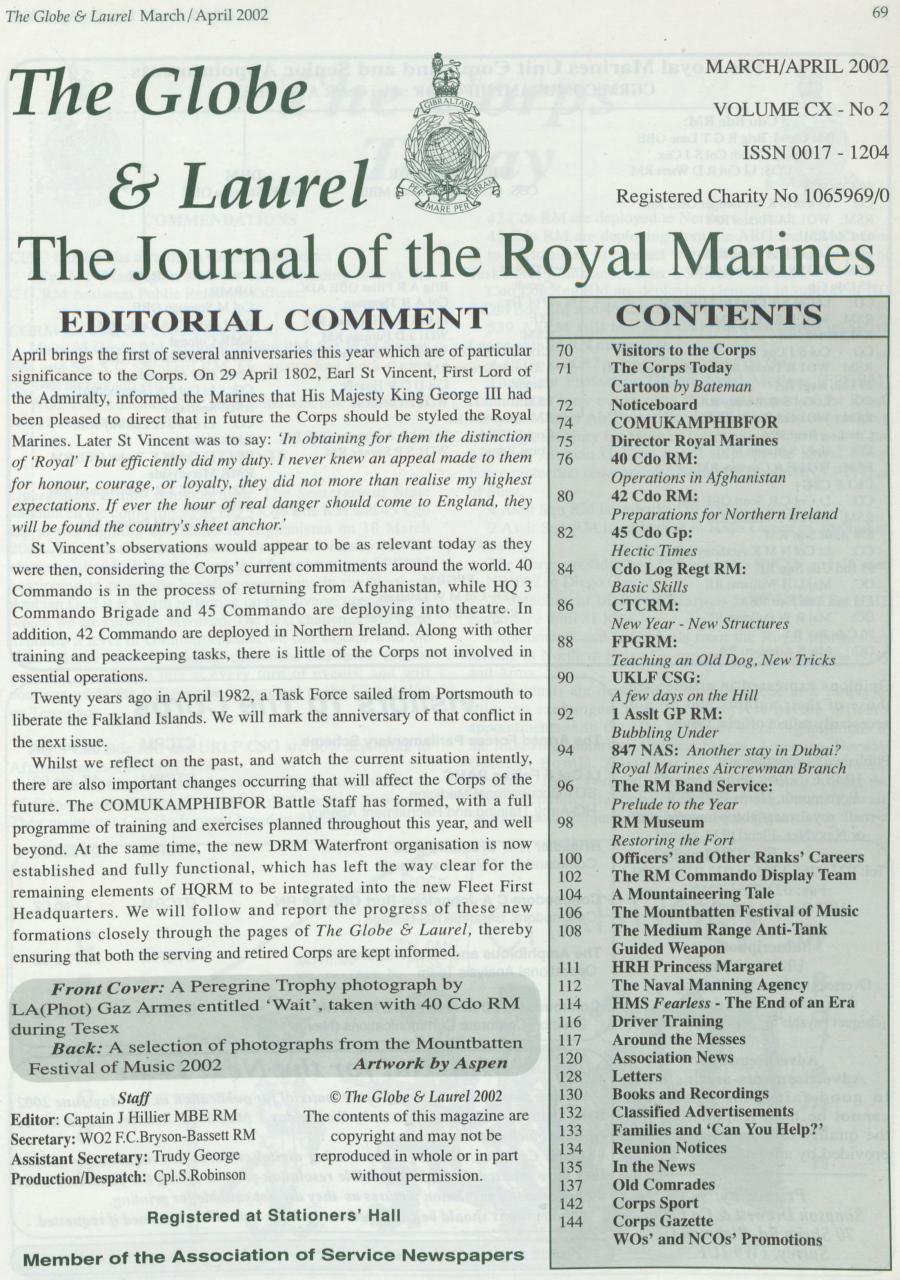 Globe & Laurel Preview Pages