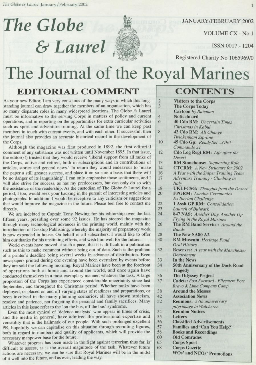 Globe & Laurel Preview Pages