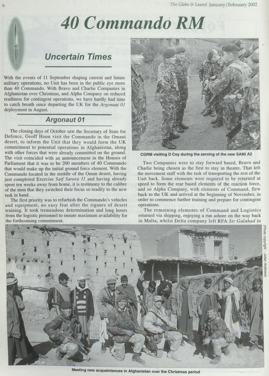 Globe & Laurel Preview Pages