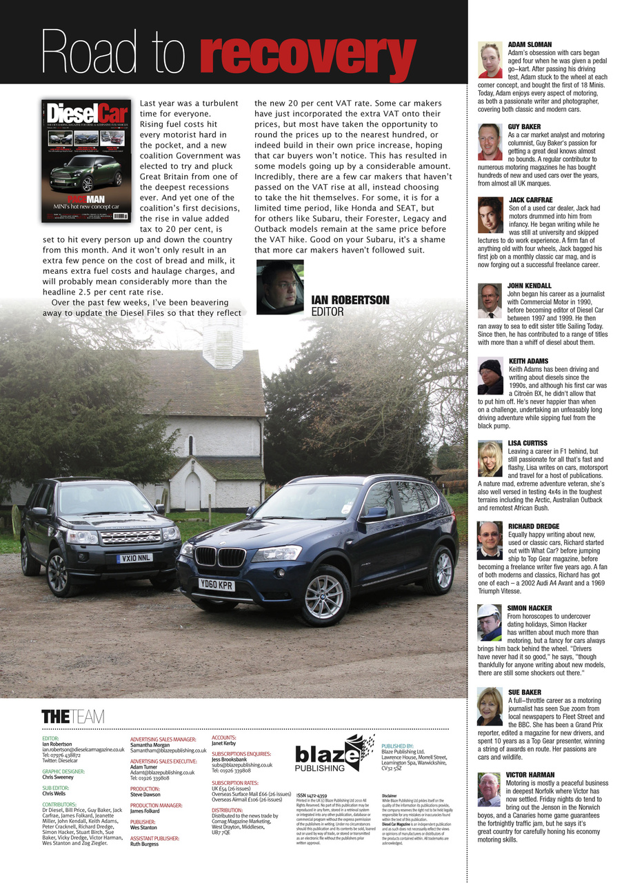 Diesel&EcoCar Magazine Preview Pages