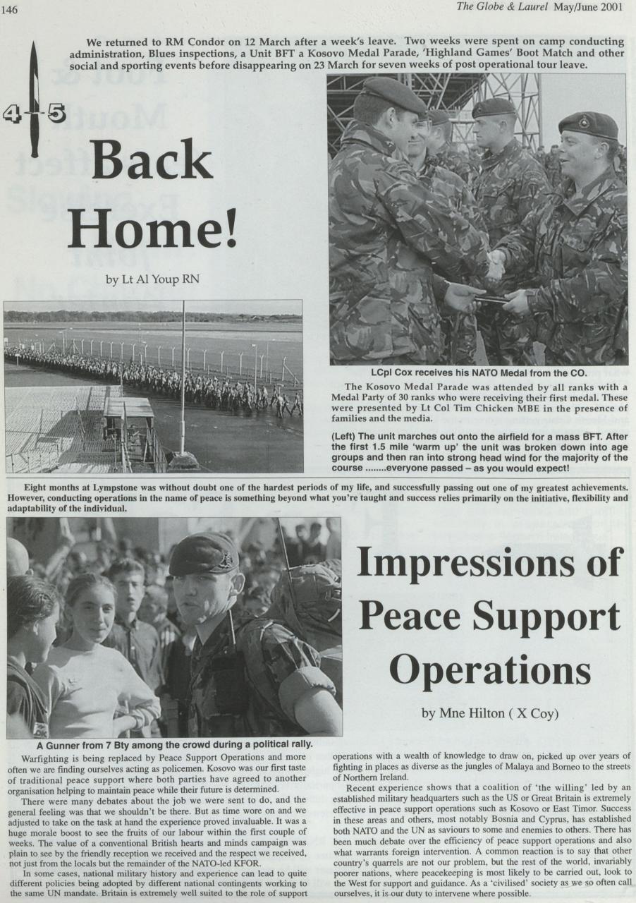 Globe & Laurel Preview Pages