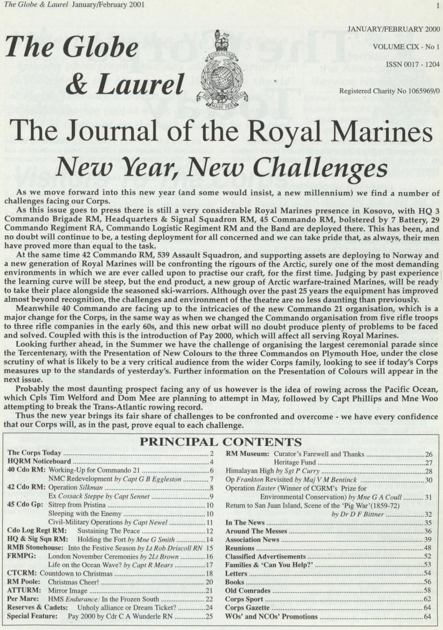 Globe & Laurel Preview Pages