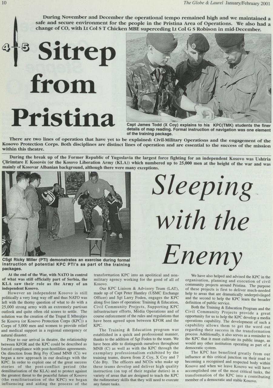 Globe & Laurel Preview Pages