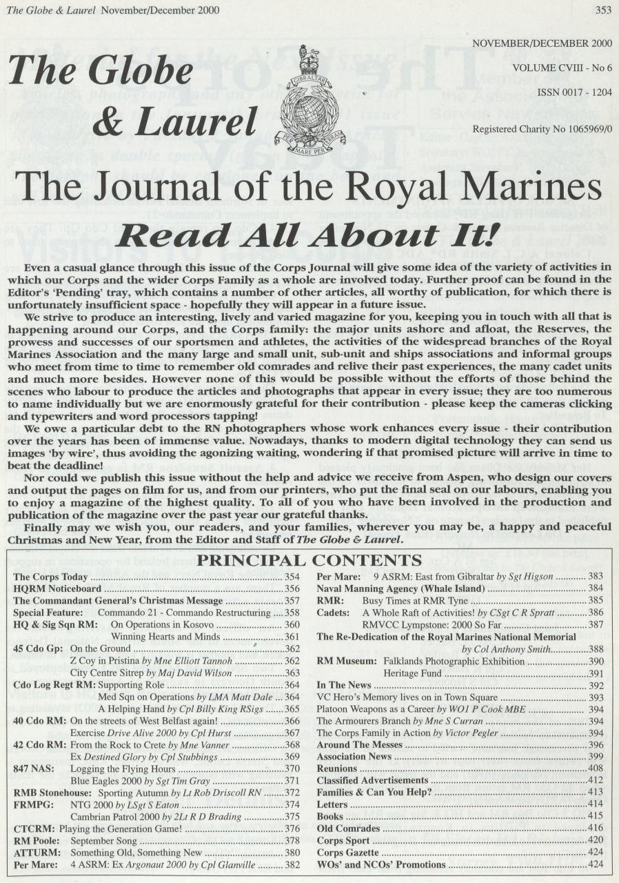 Globe & Laurel Preview Pages