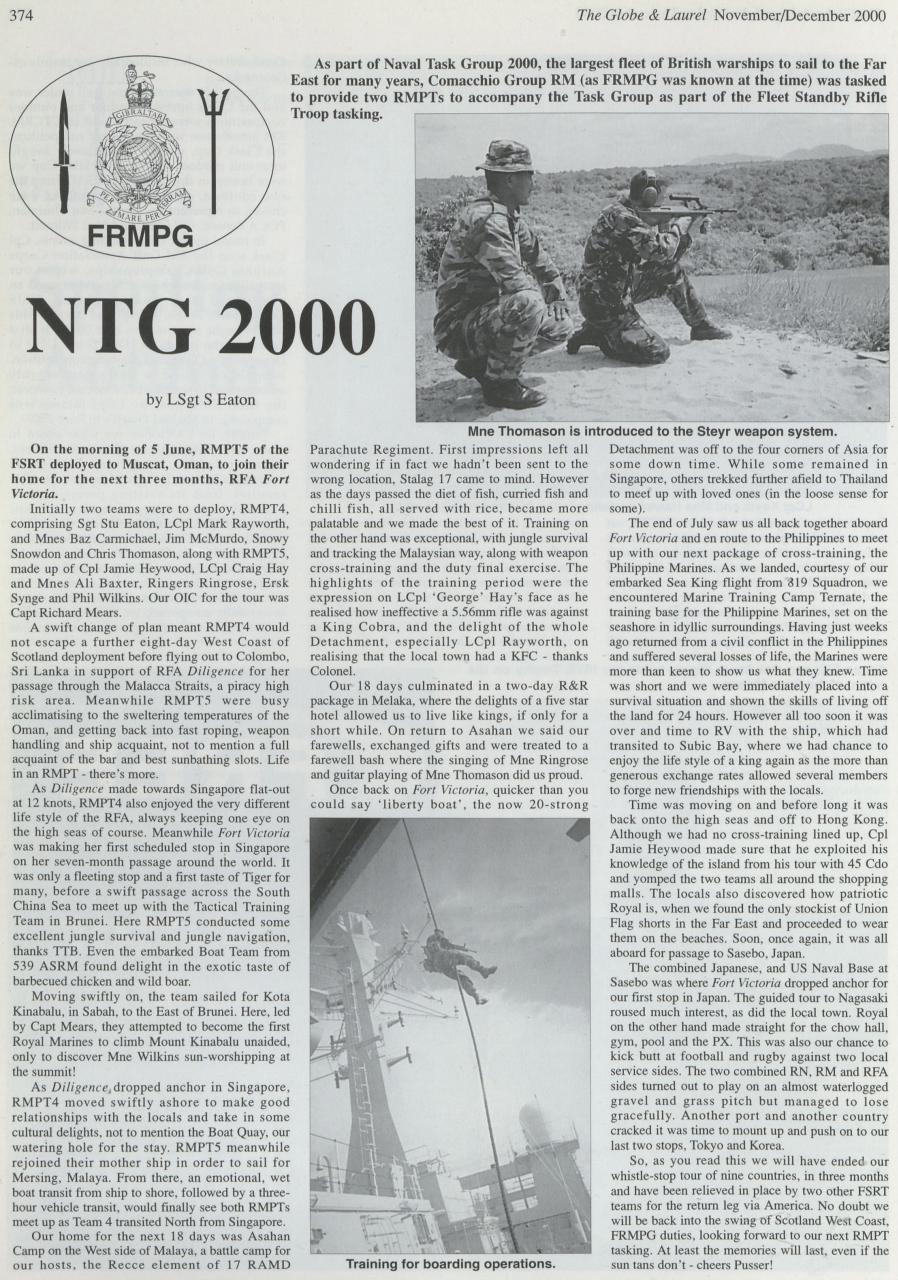 Globe & Laurel Preview Pages