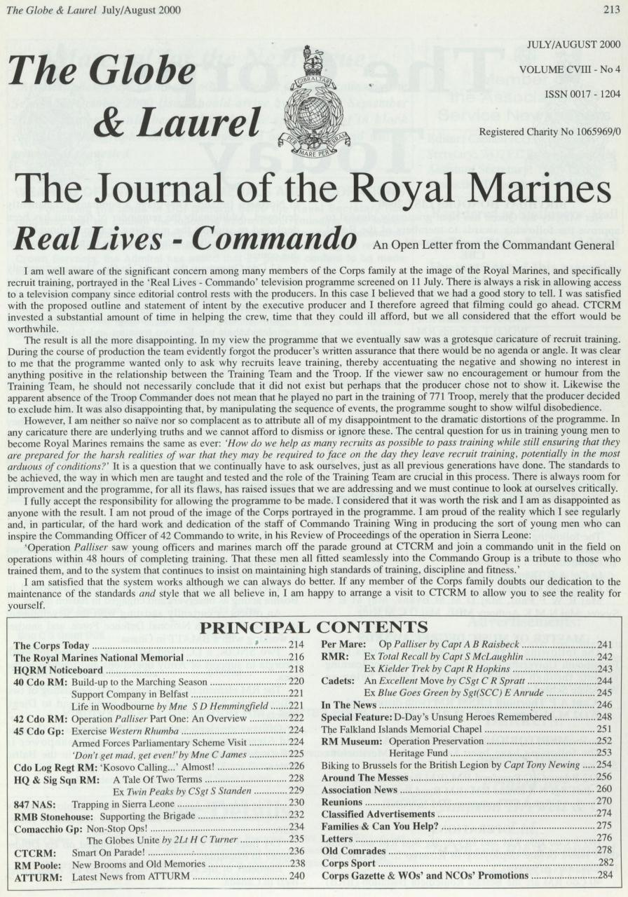 Globe & Laurel Preview Pages