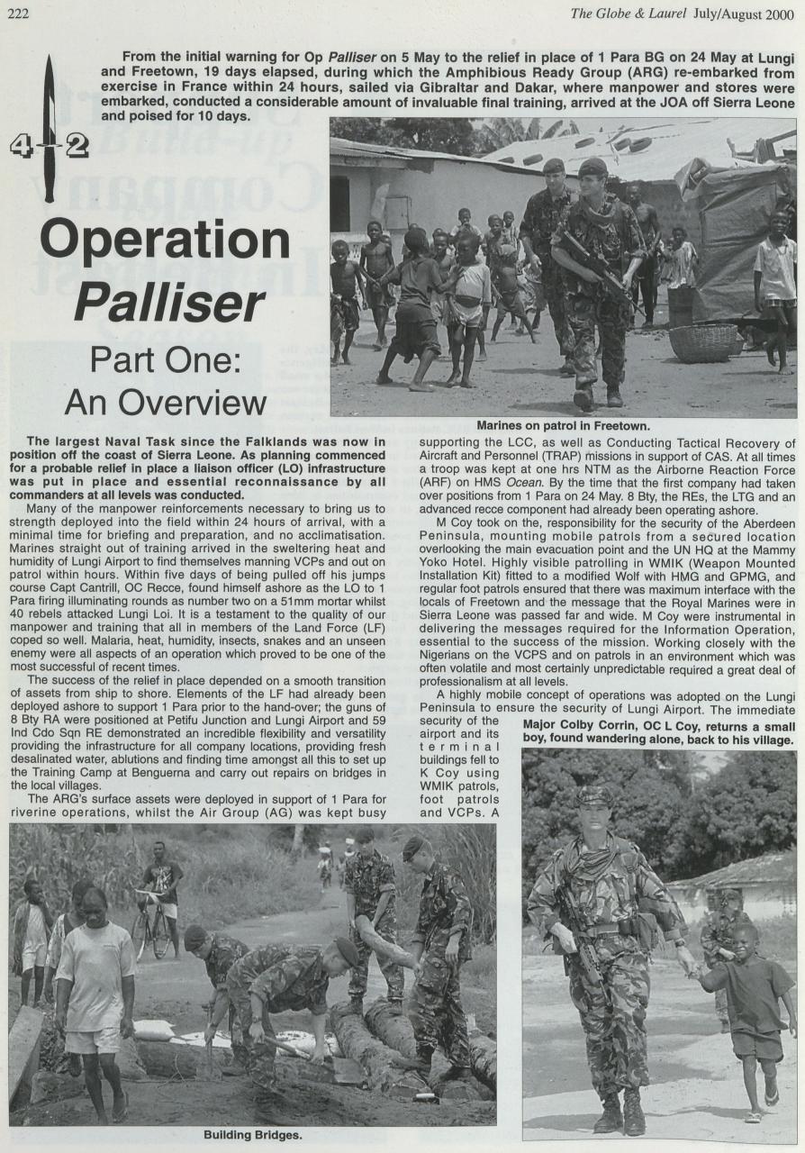 Globe & Laurel Preview Pages