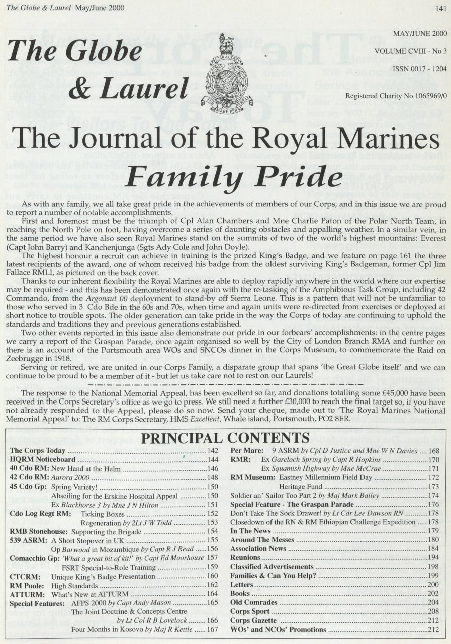 Globe & Laurel Preview Pages