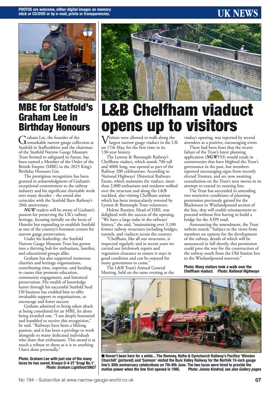 Narrow Gauge World Preview Pages