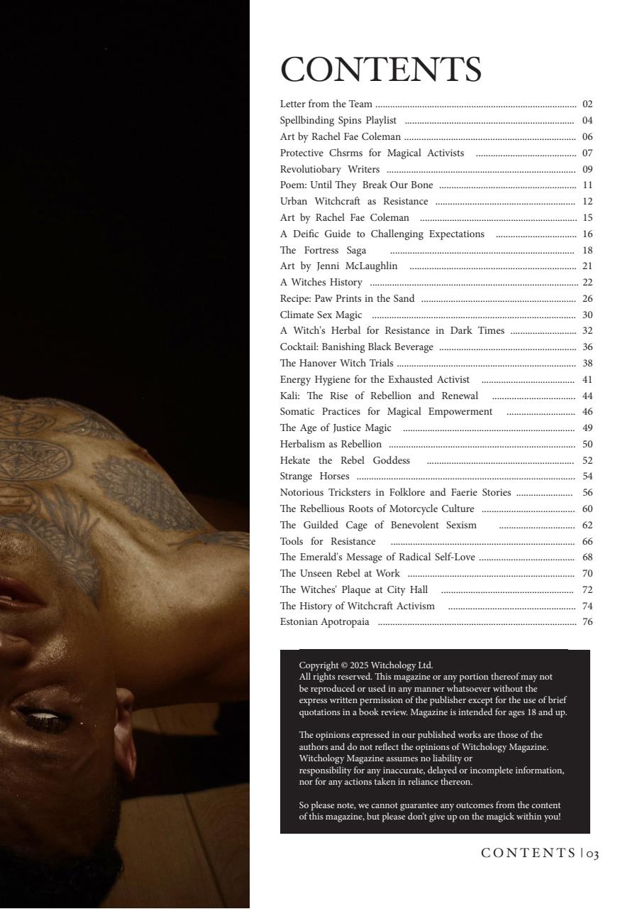Witchology Magazine Preview Pages