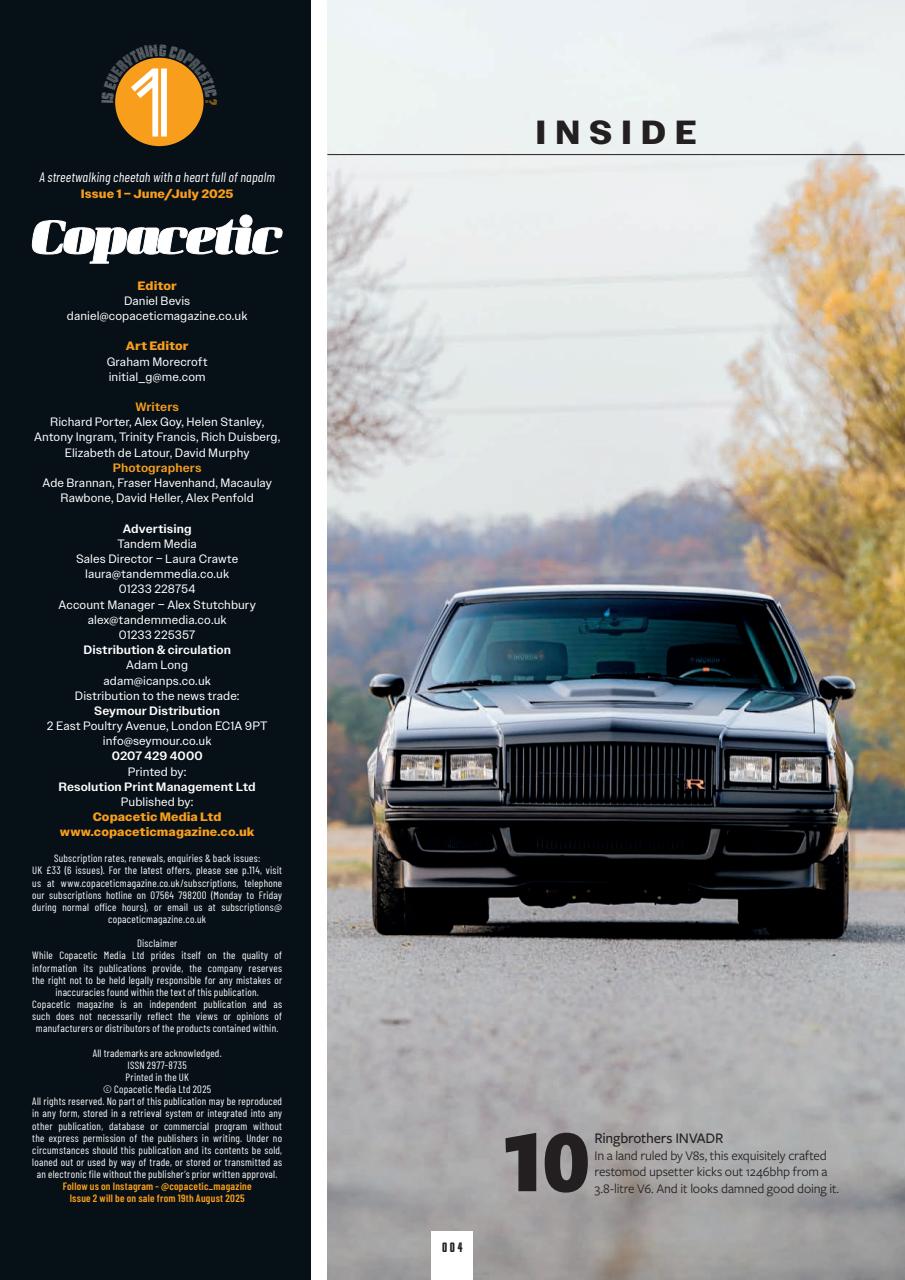 Copacetic Preview Pages