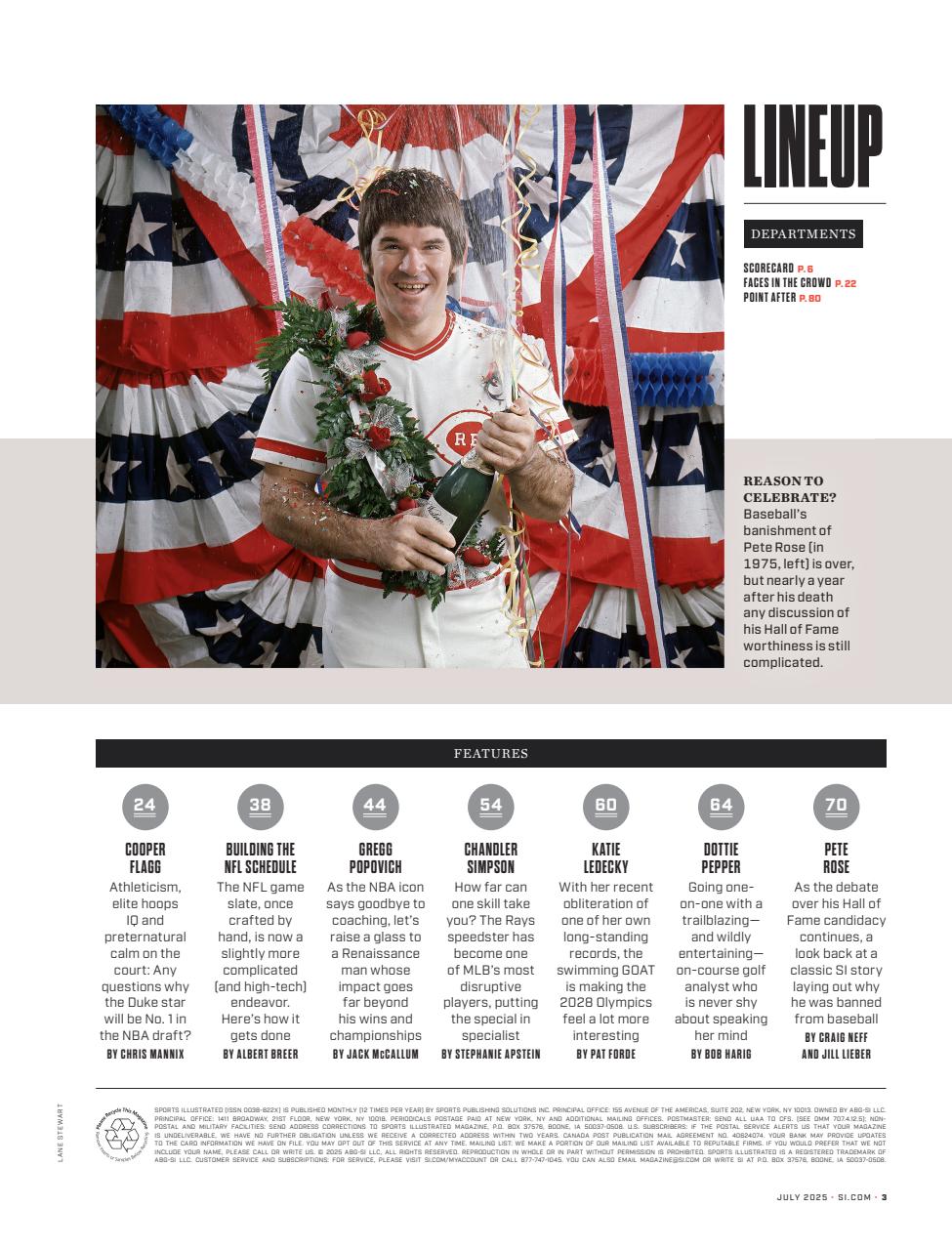 Sports Illustrated Preview Pages