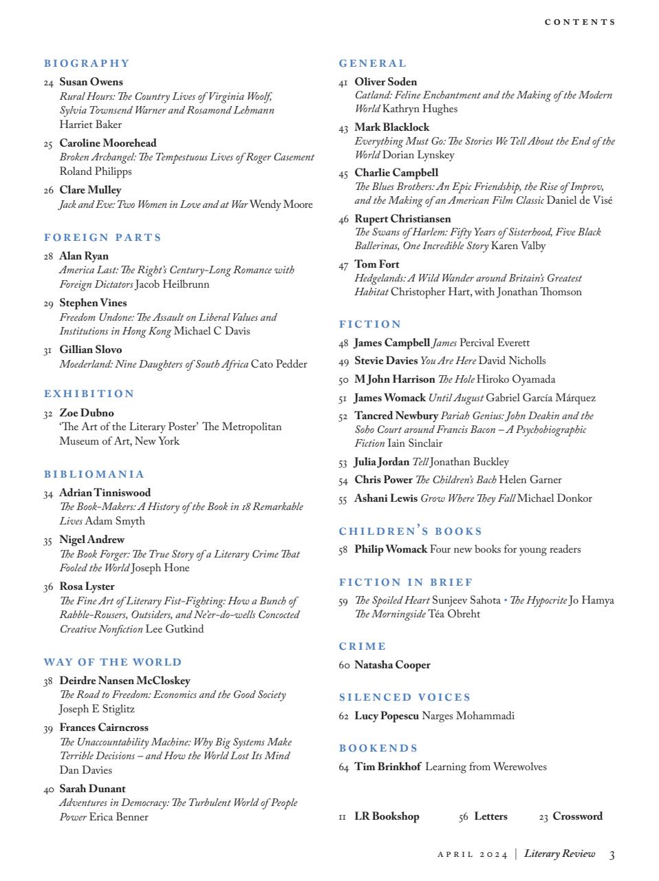 Literary Review Preview Pages