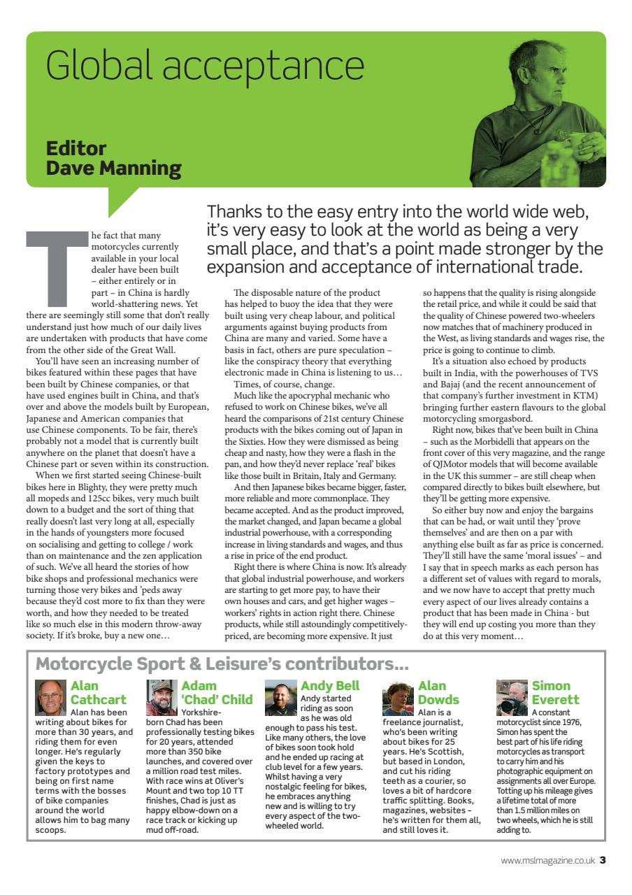 Motorcycle Sport & Leisure Preview Pages