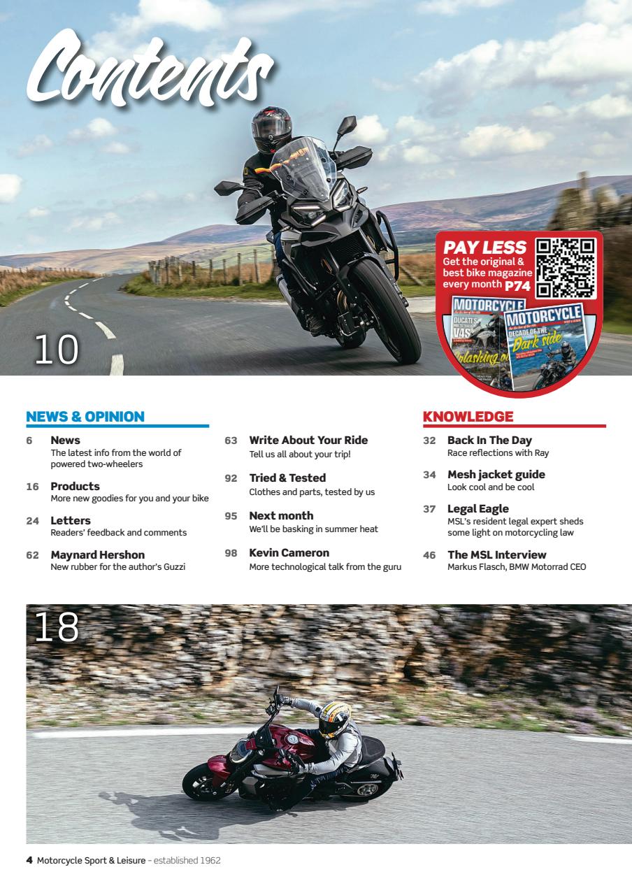 Motorcycle Sport & Leisure Preview Pages