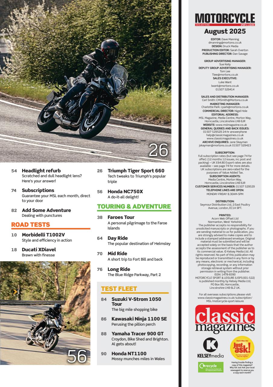 Motorcycle Sport & Leisure Preview Pages