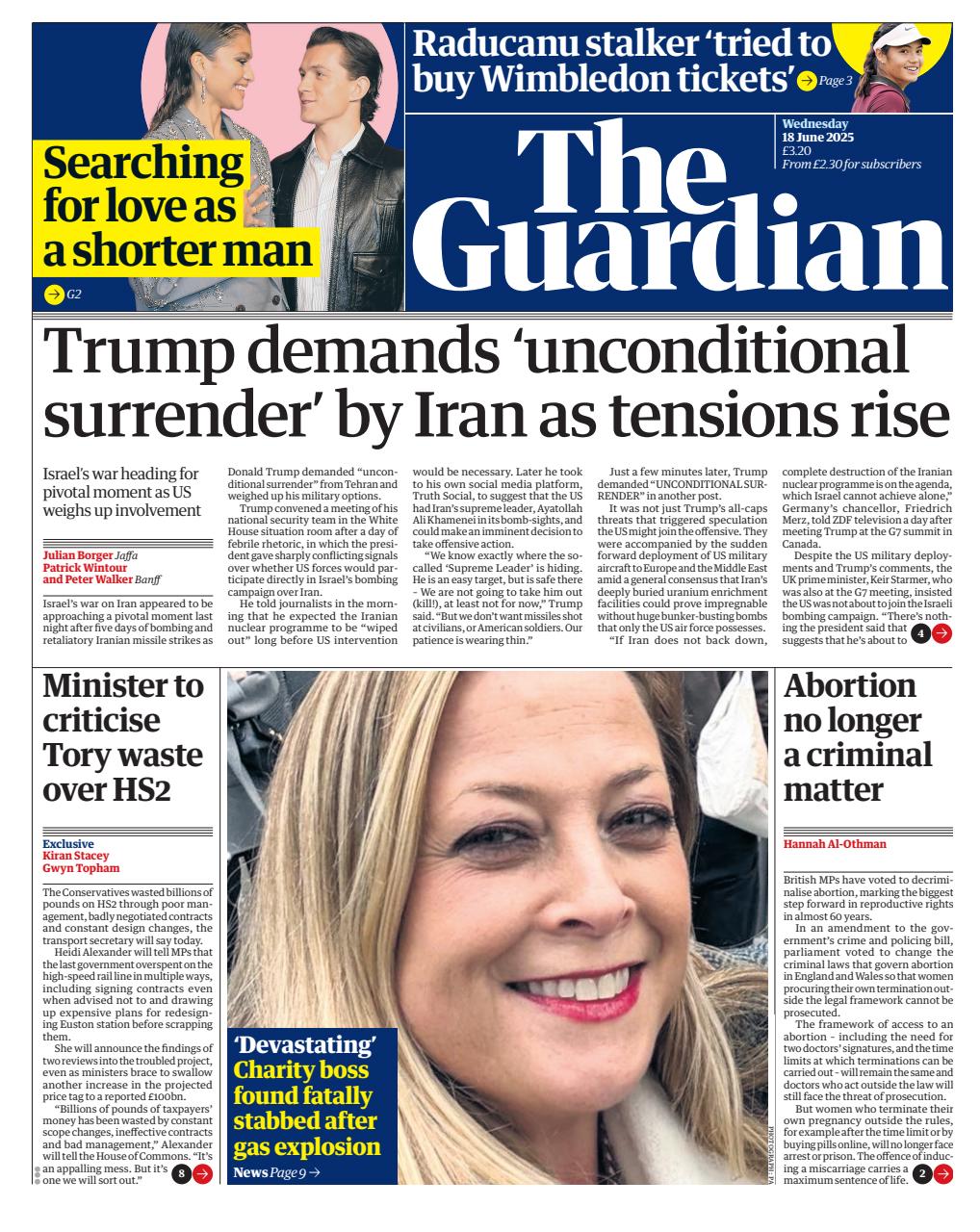 The Guardian Newspaper Preview Pages