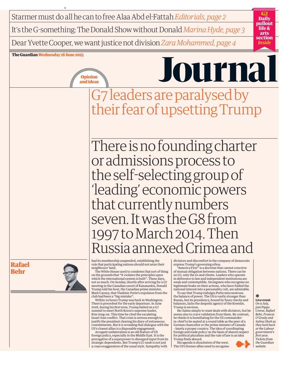 The Guardian Newspaper Preview Pages