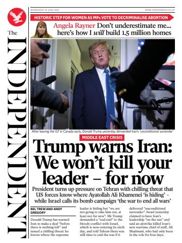 Wednesday, 18 June 2025 issue Wednesday, 18 June 2025