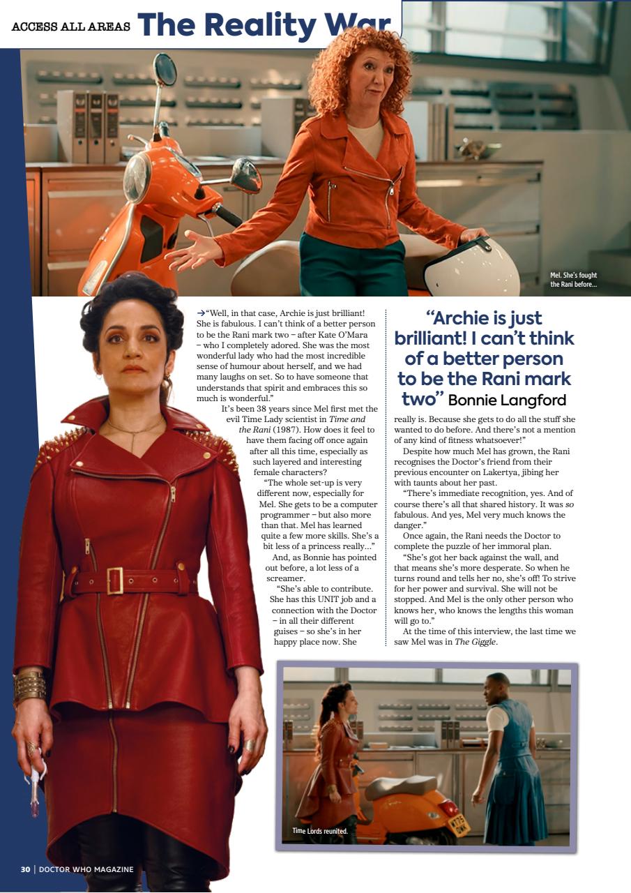 Doctor Who Magazine Preview Pages
