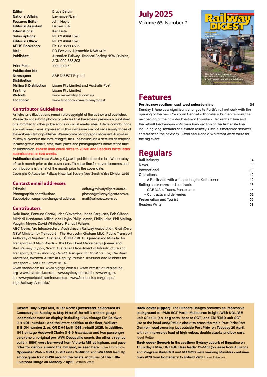 Railway Digest Preview Pages