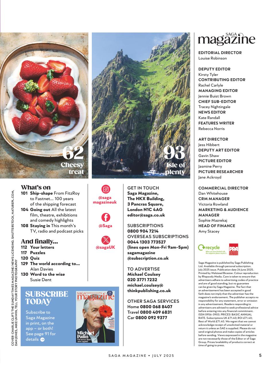 Saga Magazine Preview Pages