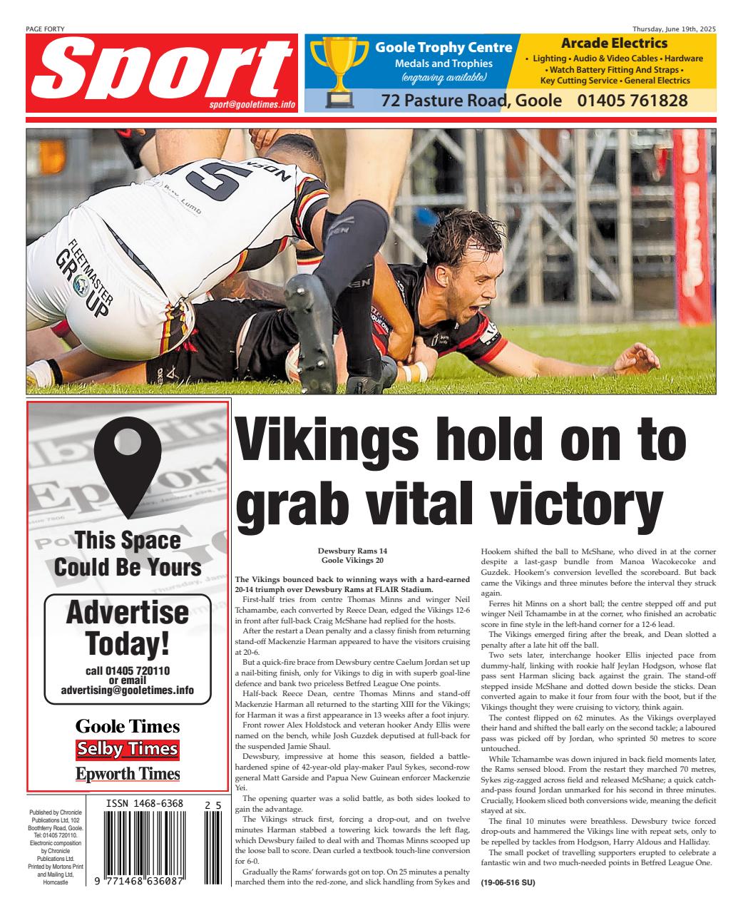 Goole Times Preview Pages