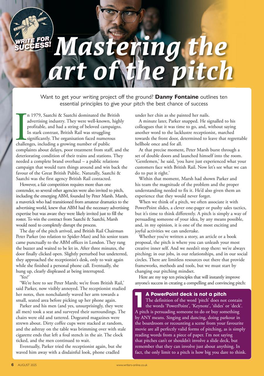 Writing Magazine Preview Pages