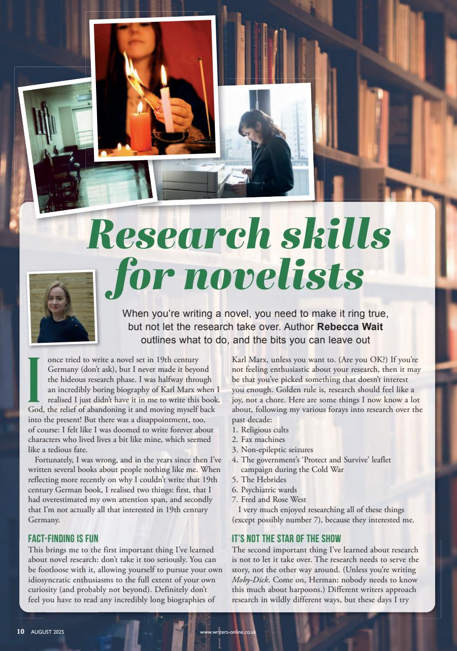 Writing Magazine Preview Pages