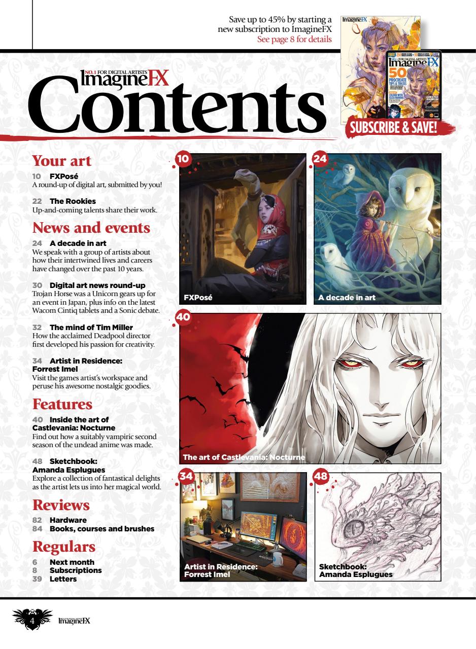 ImagineFX Preview Pages