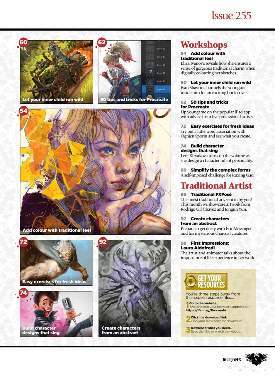 ImagineFX Preview Pages