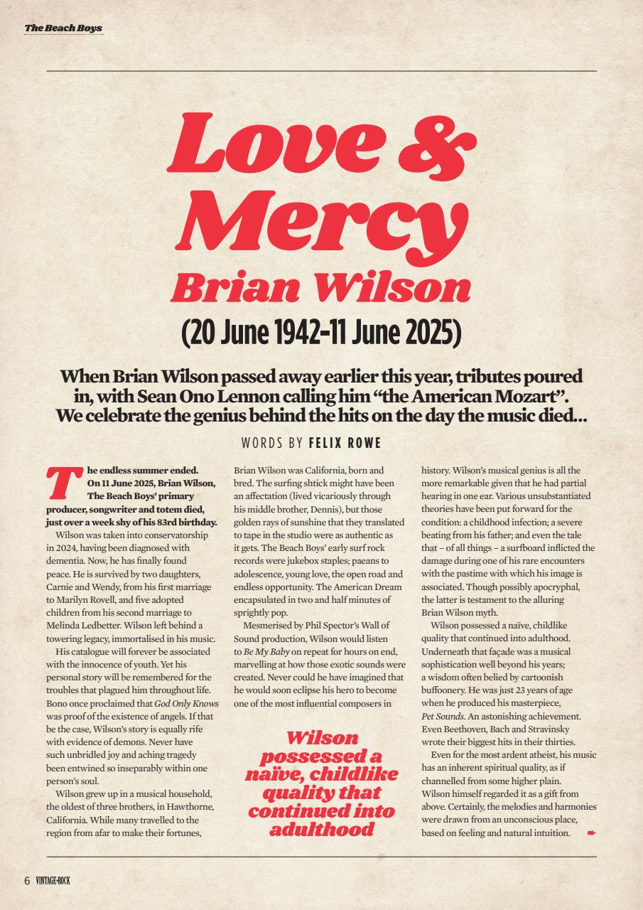 Vintage Rock Presents Preview Pages