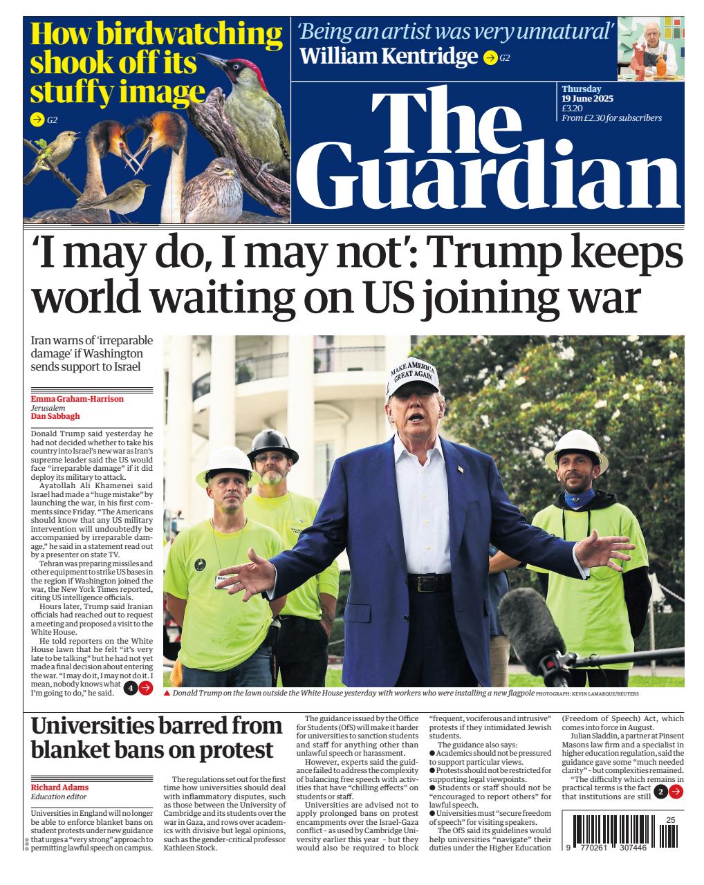 The Guardian Newspaper Preview Pages
