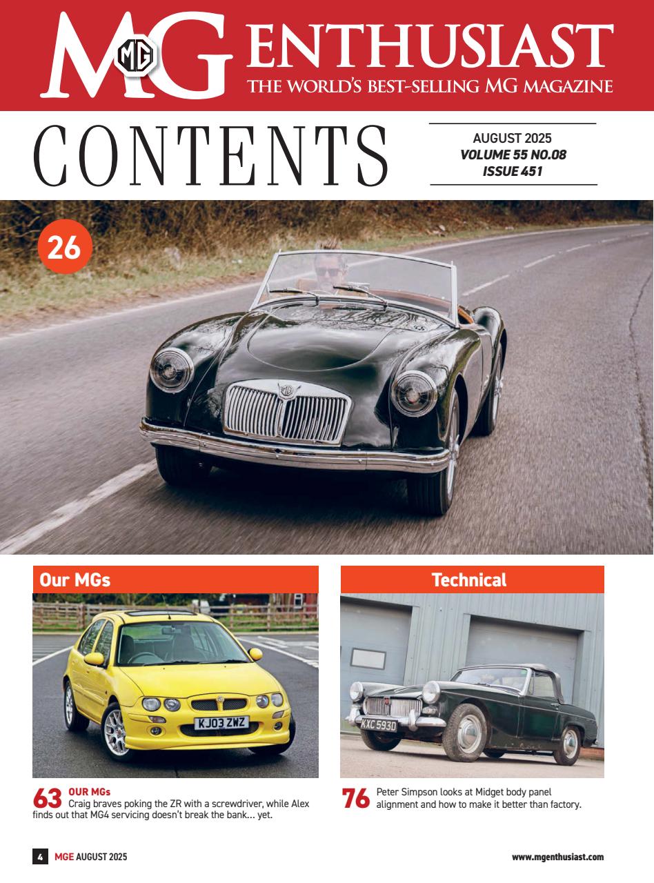 MG Enthusiast Preview Pages