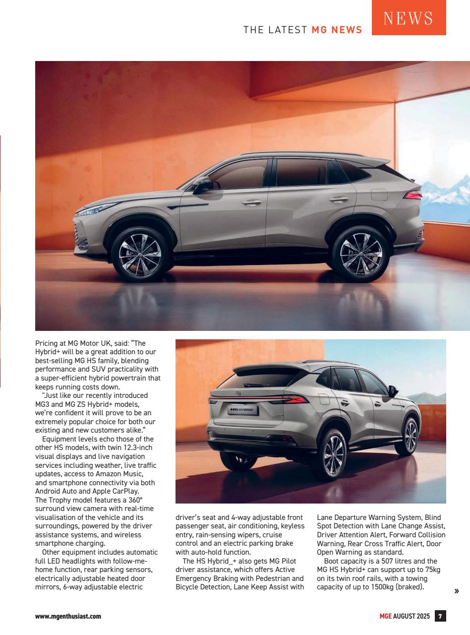 MG Enthusiast Preview Pages