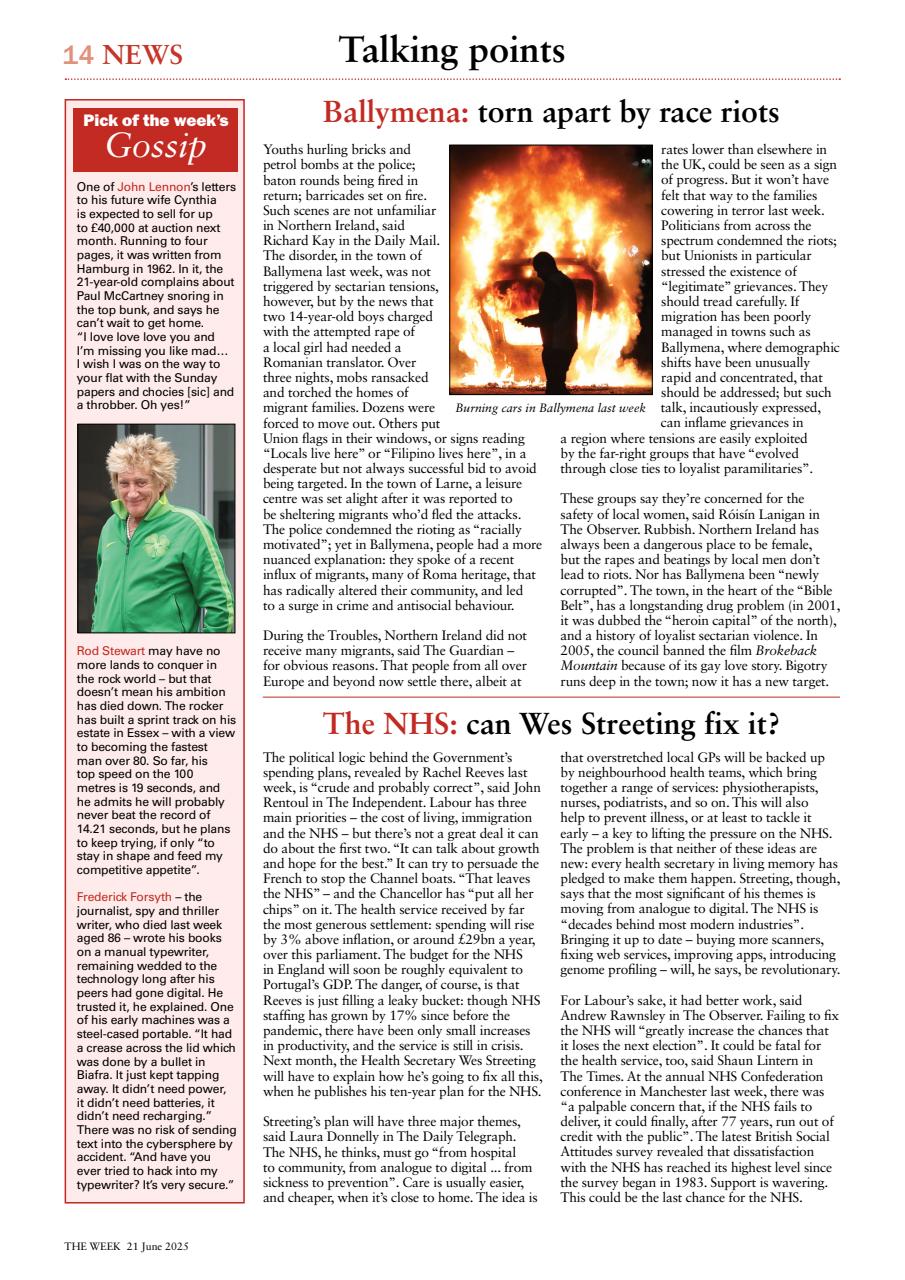 The Week Preview Pages