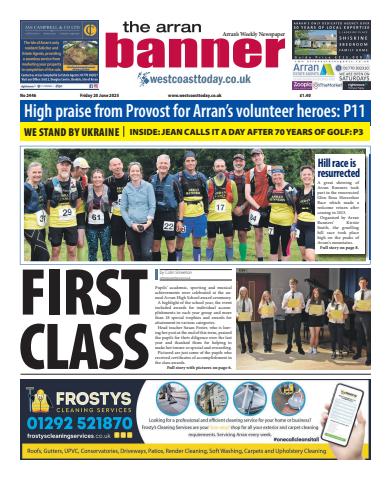 Arran Banner issue Friday, June 20, 2025