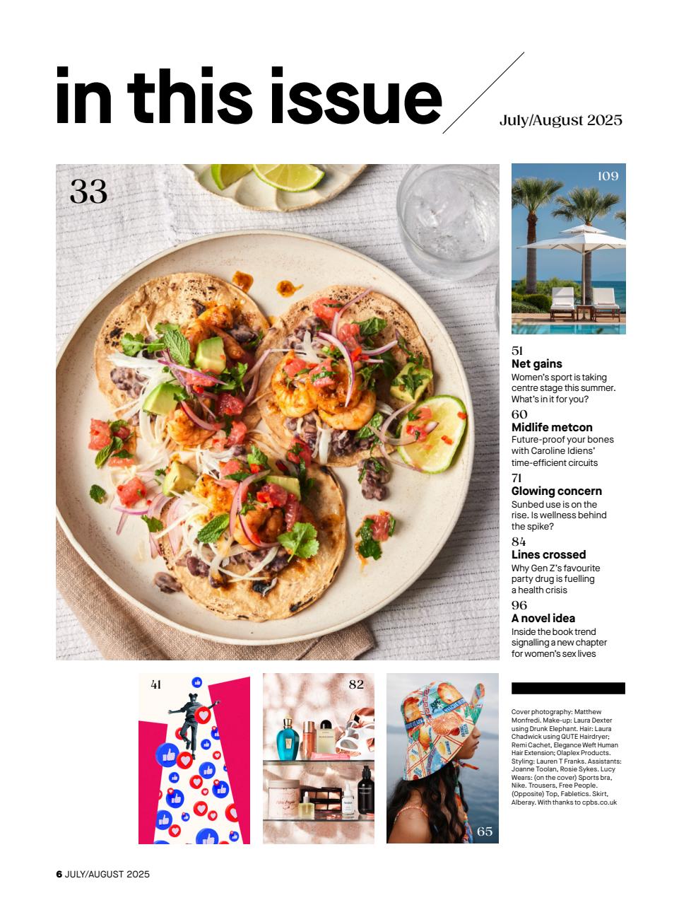 Women's Health Preview Pages