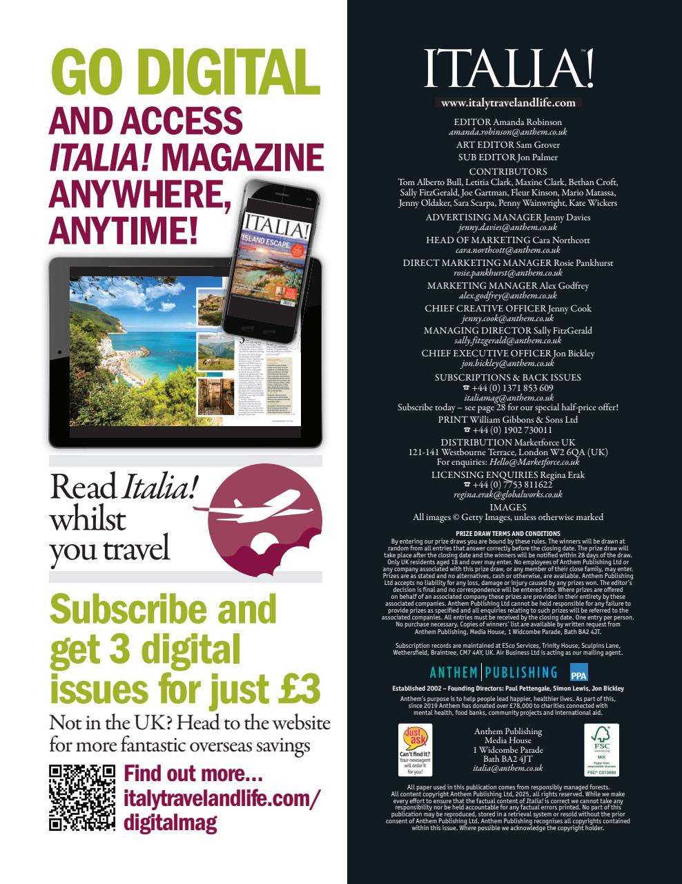 Italia! Preview Pages