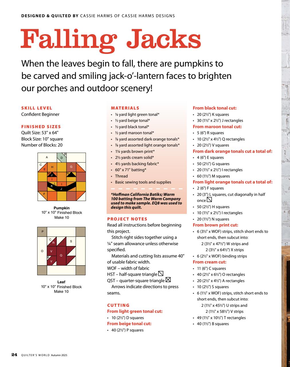 Quilter's World Preview Pages