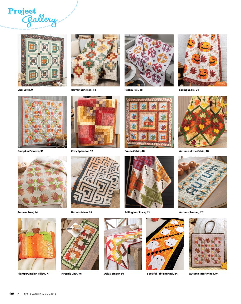 Quilter's World Preview Pages