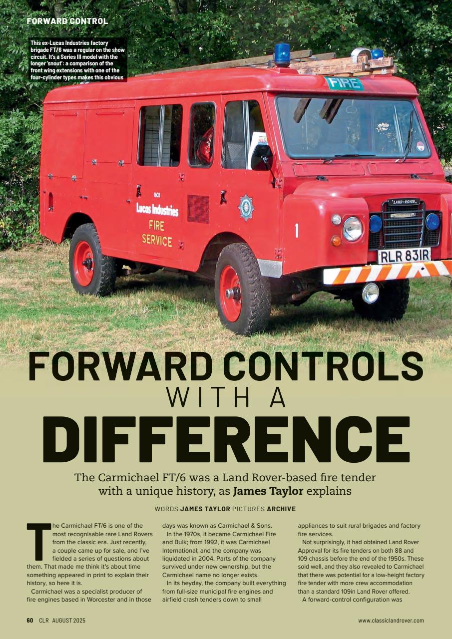 Classic Land Rover Magazine Preview Pages