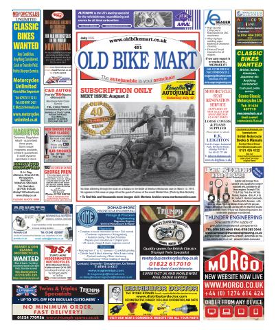 Old Bike Mart issue July 2025