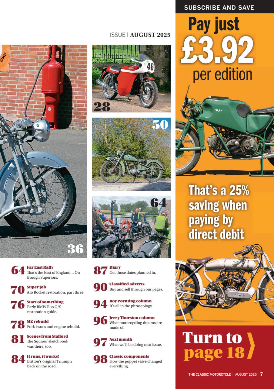 The Classic MotorCycle Preview Pages
