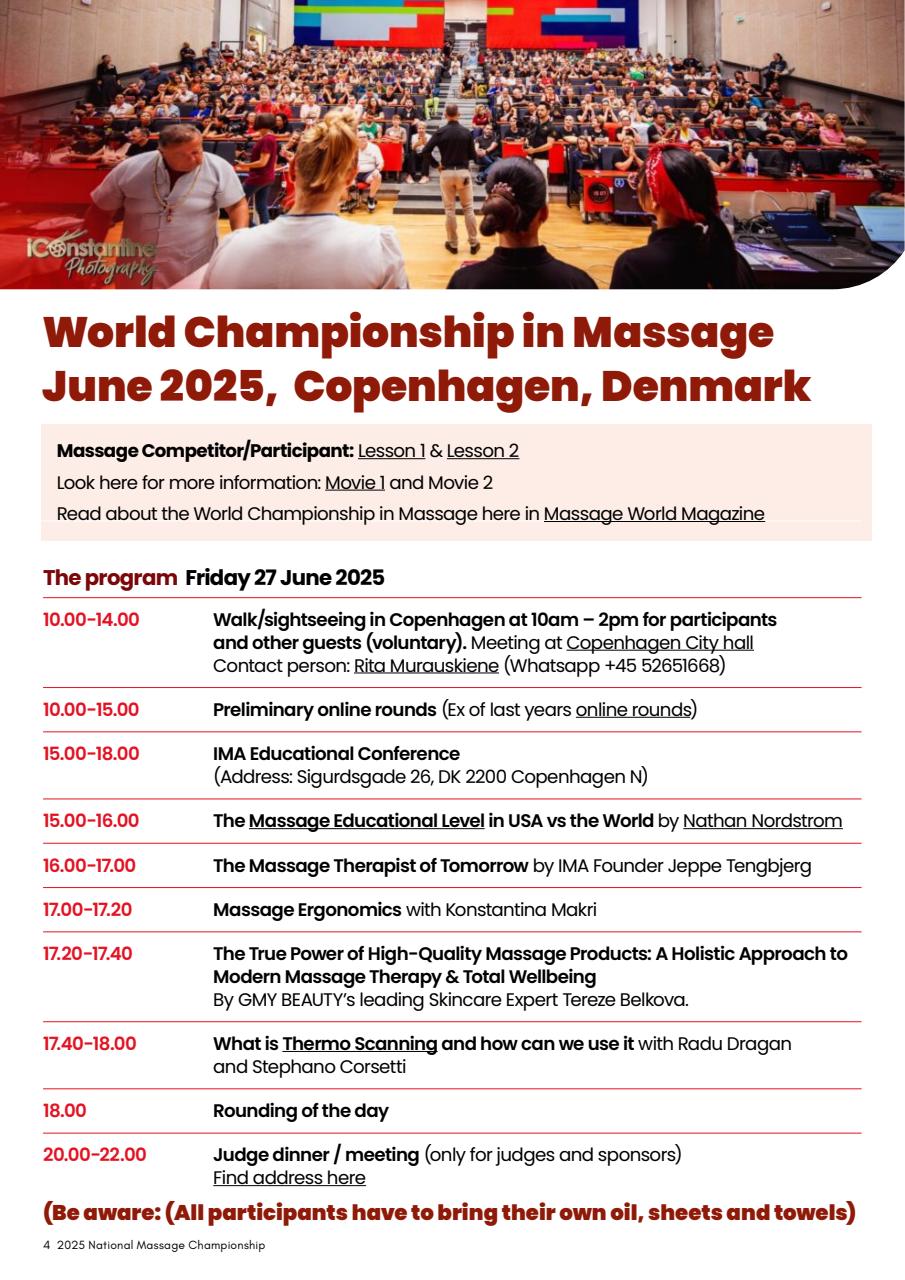 Massage World Preview Pages