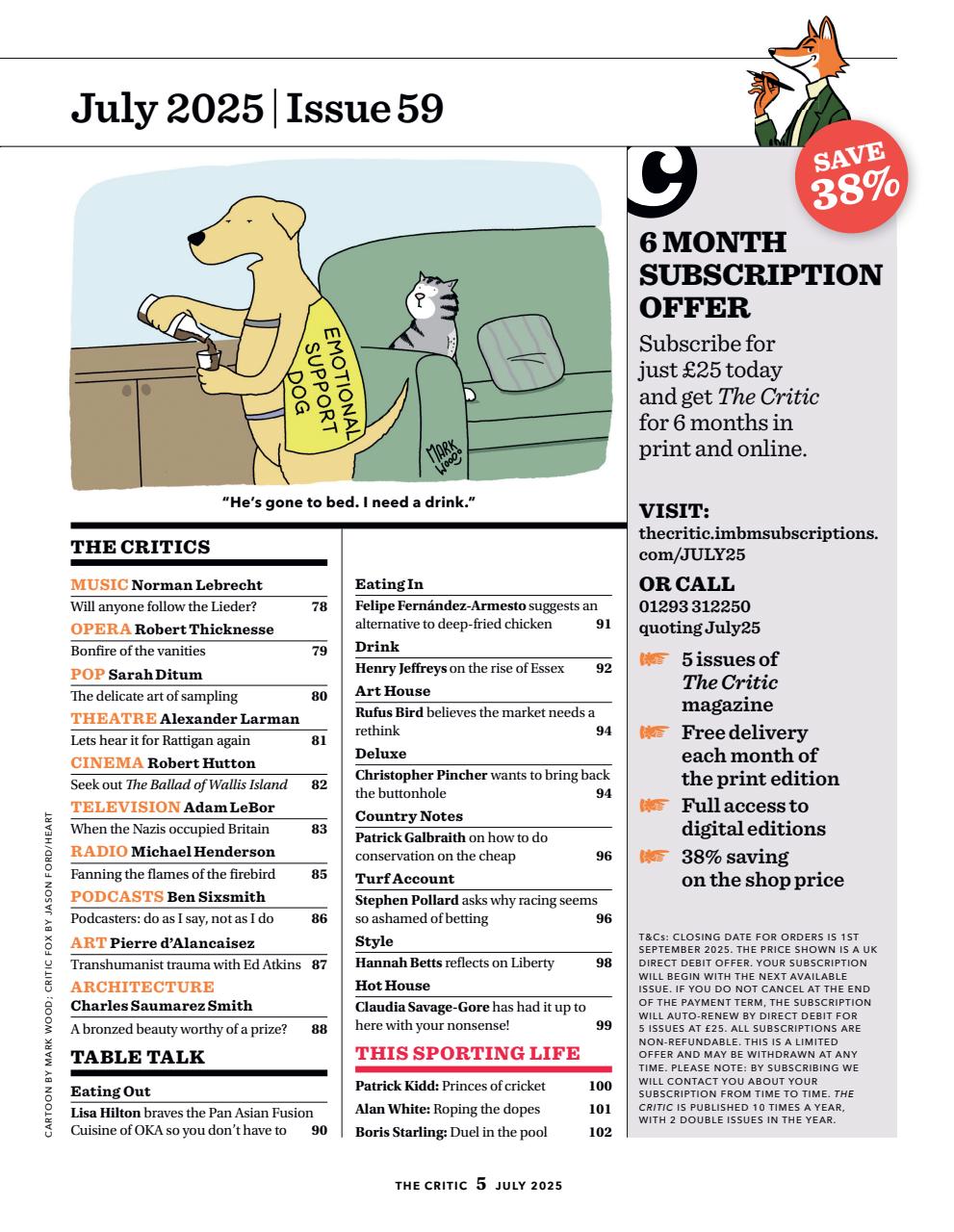 The Critic Preview Pages