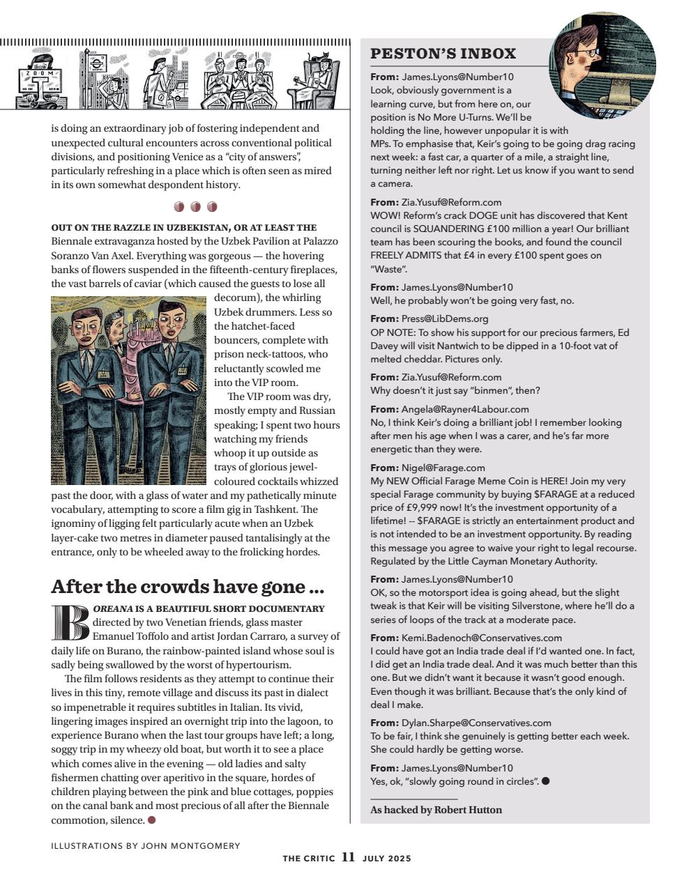 The Critic Preview Pages