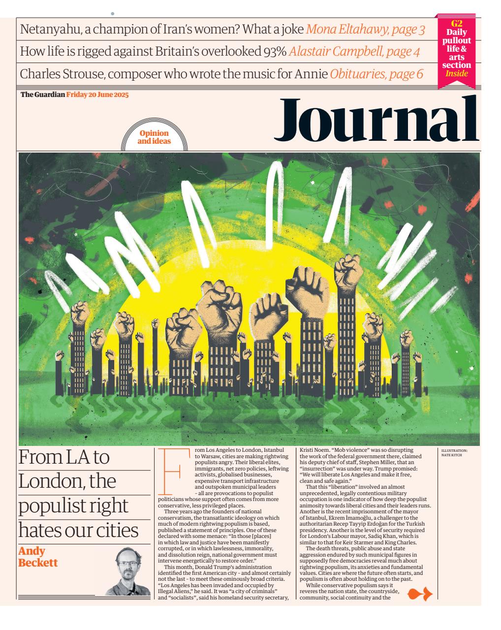 The Guardian Newspaper Preview Pages