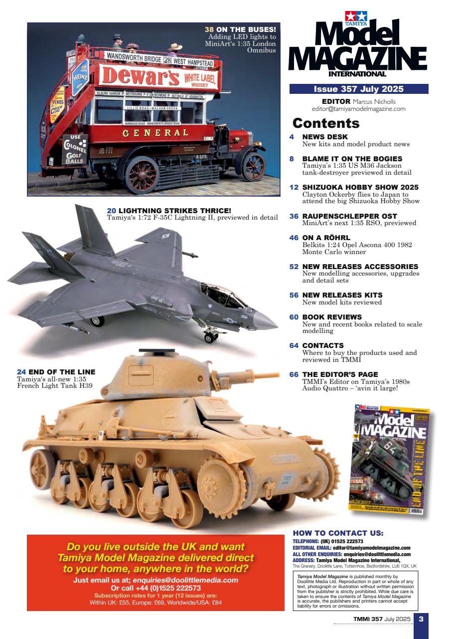 Tamiya Model Magazine Preview Pages